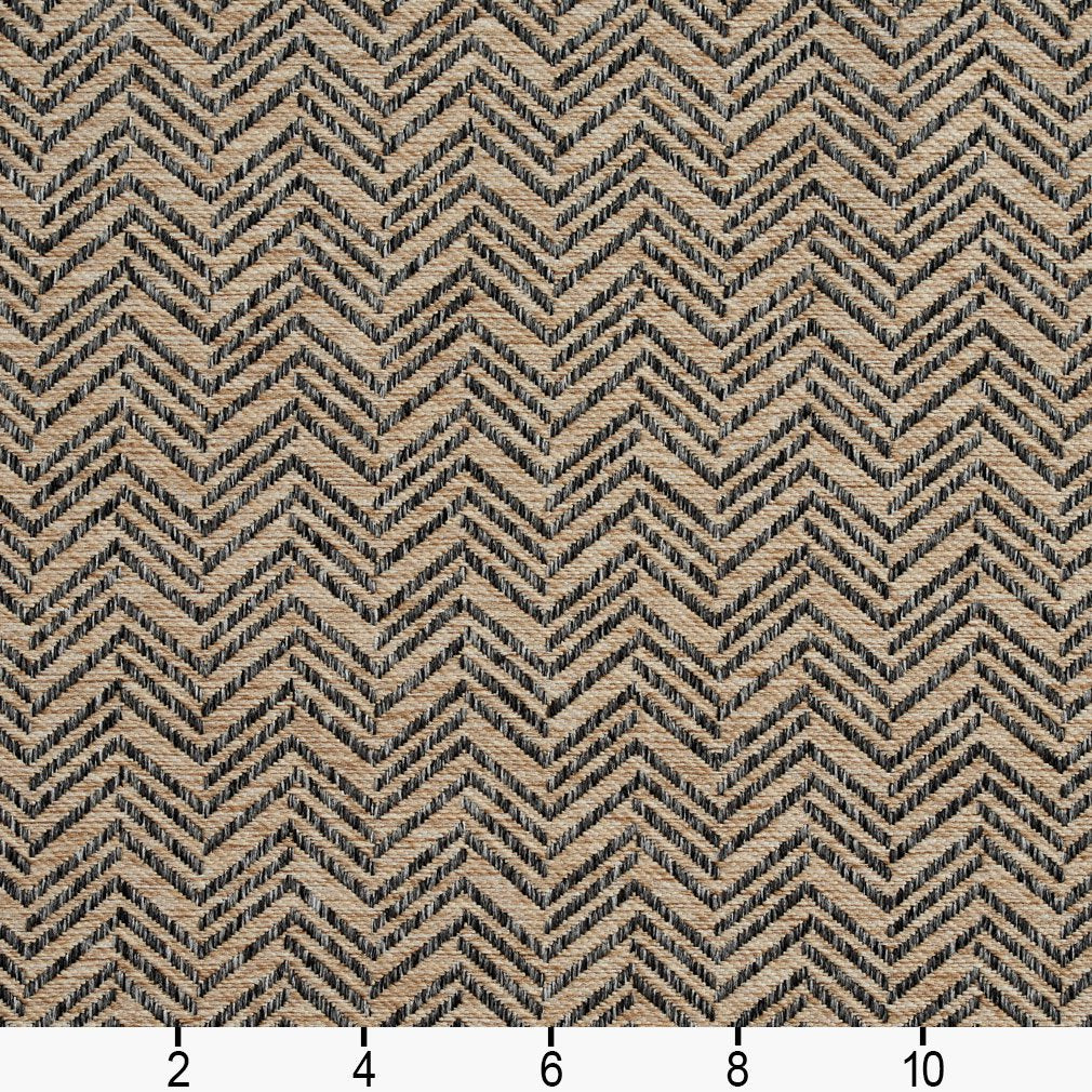 R254 Abstract & Geometric,Herringbone & Chevron Duluth Grey & Silver Charlotte Fabrics