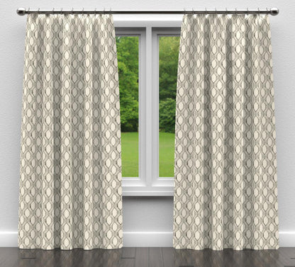 R290 Abstract & Geometric Slate Grey & Silver Charlotte Fabrics