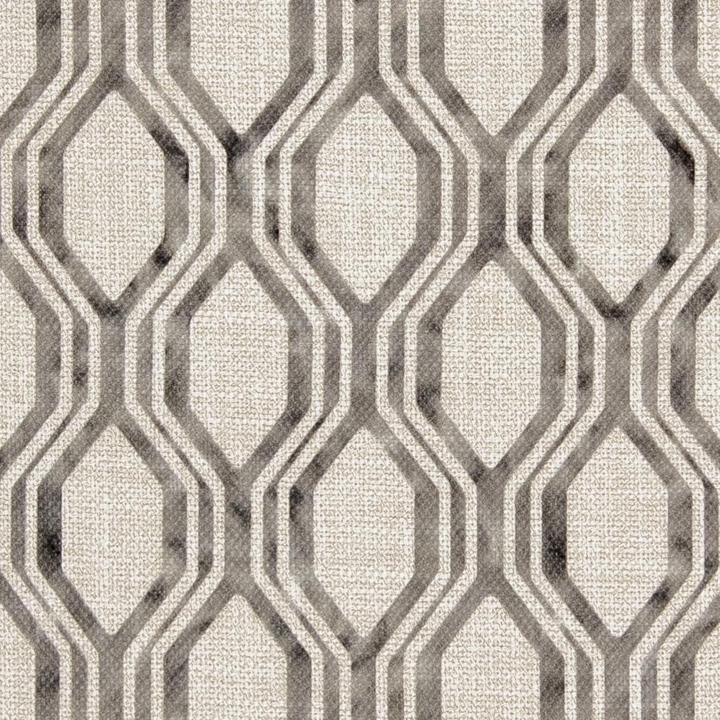 R290 Abstract & Geometric Slate Grey & Silver Charlotte Fabrics