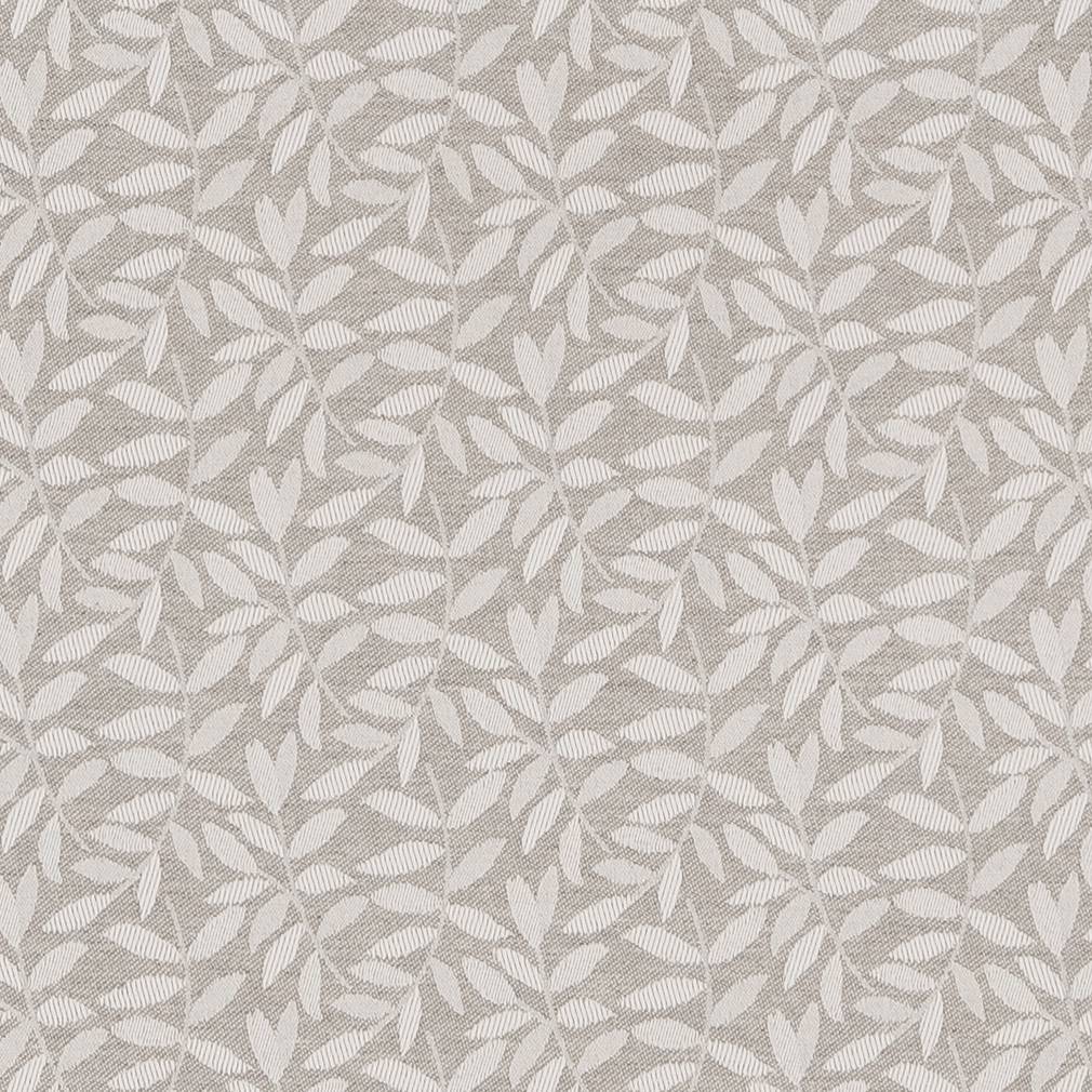 R346 Leaves Cloud Leaves Grey & Silver Charlotte Fabrics