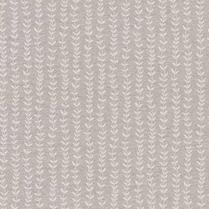 R349 Leaves,Small Scale Cloud Vine Grey & Silver Charlotte Fabrics