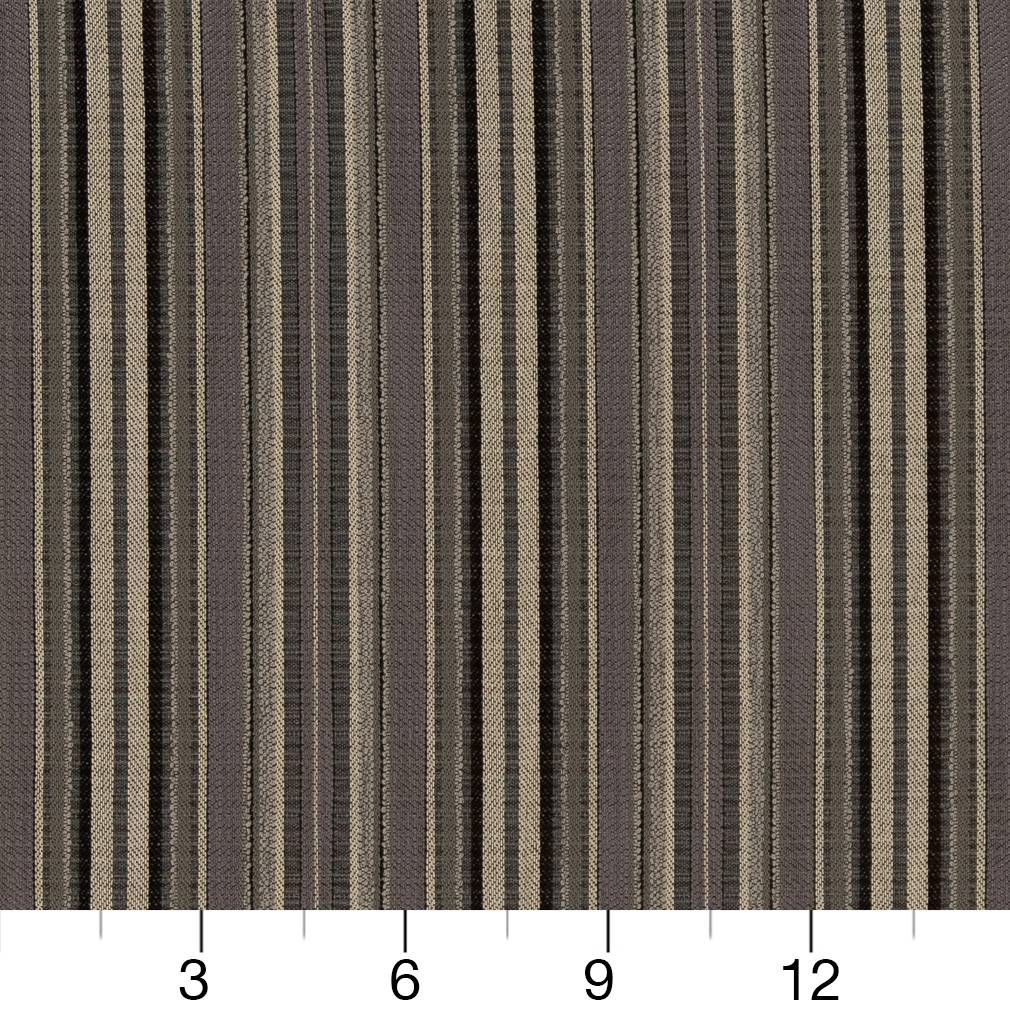R365 Stripe Pewter Stripe Grey & Silver Charlotte Fabrics