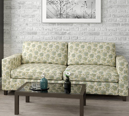 R420 Floral Meadow Aqua & Teal,Blue,Green Charlotte Fabrics