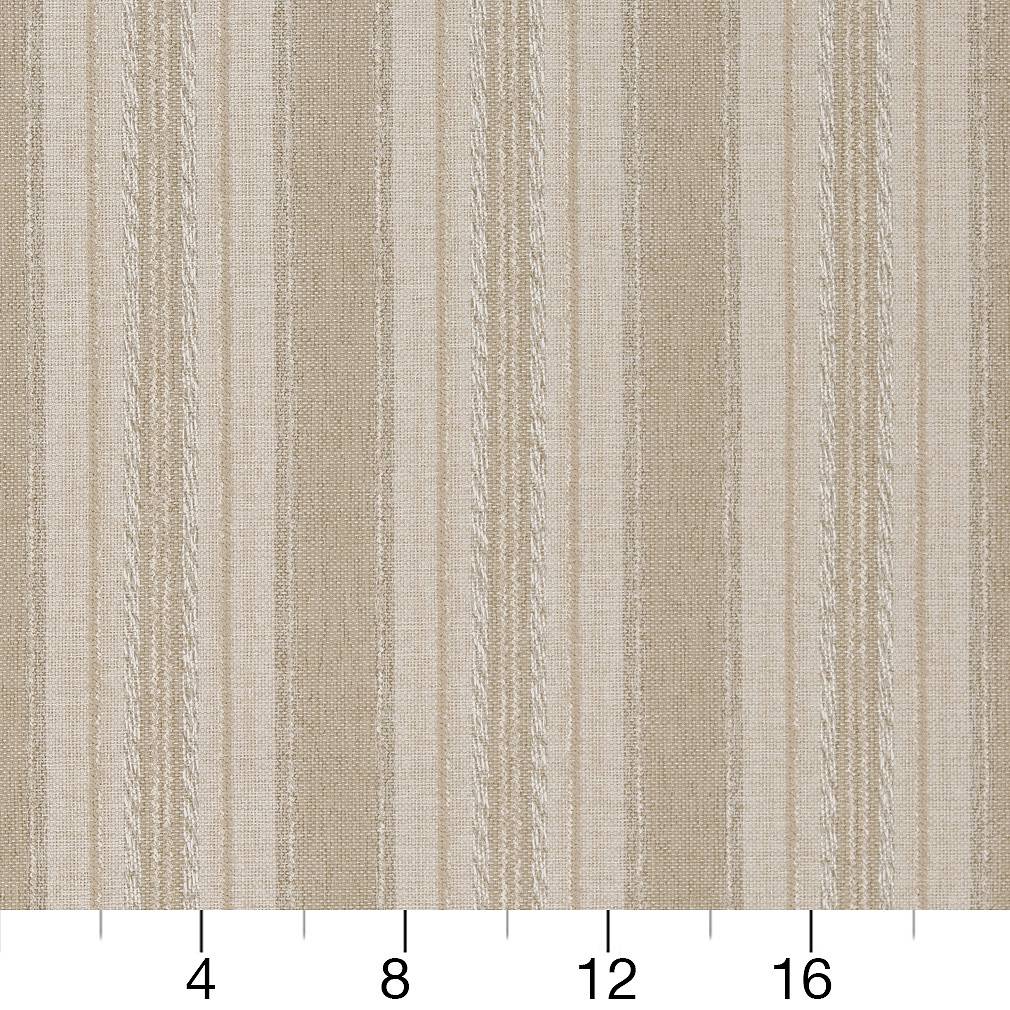 R430 Stripe Oyster Stripe Beige & Taupe Charlotte Fabrics