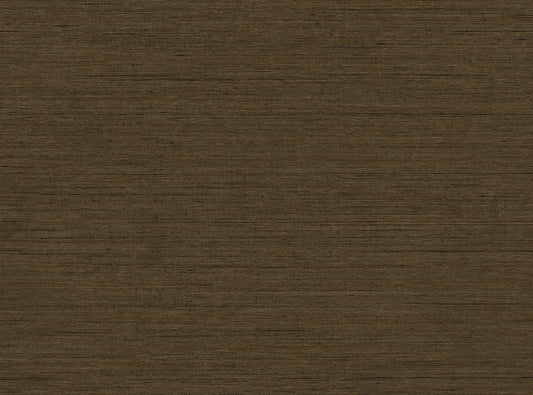 RA40901 Seabrook Designs Raffia Wallpaper Threaded Coffee