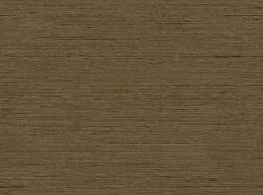 RA40906 Seabrook Designs Raffia Wallpaper Threaded Chocolate