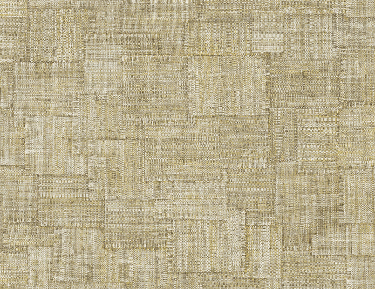 RA41704 Seabrook Designs Raffia Wallpaper Woven Blocks Beige