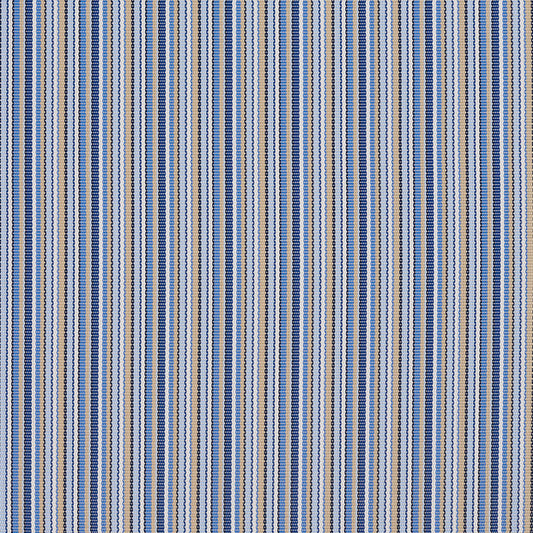 S113 Small Scale,Stripe Poolside Blue Charlotte Fabrics Vinyl