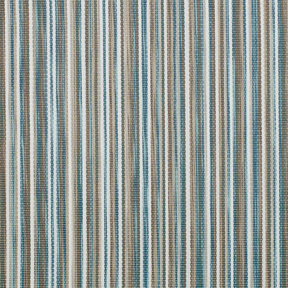 S300 Stripe Aqua & Teal Charlotte Fabrics Sling Mesh