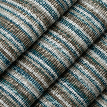 S300 Stripe Tide Aqua & Teal Charlotte Fabrics Vinyl