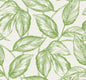 SC20004 Seabrook Designs Summer House Wallpaper Beckett Sketched Leaves Apple Green