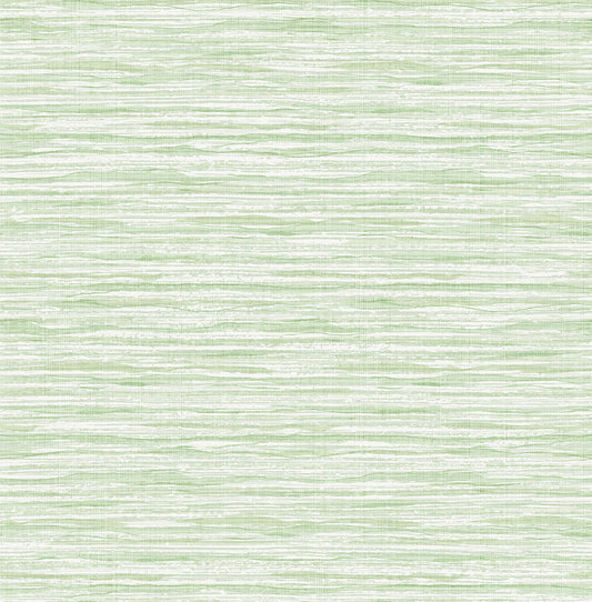 SC21104 Seabrook Designs Summer House Wallpaper Skye Wave Stringcloth Baby Lettuce
