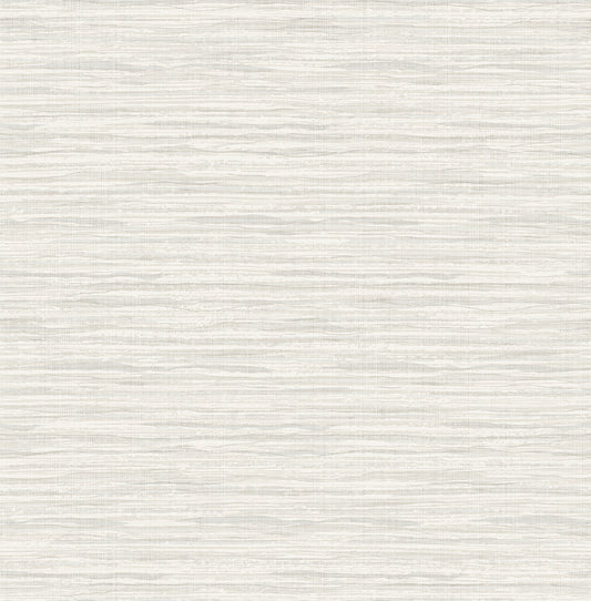 SC21108 Seabrook Designs Summer House Wallpaper Skye Wave Stringcloth Barley White