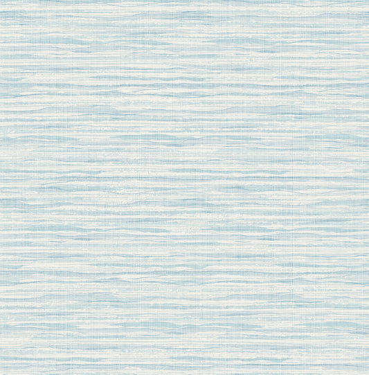SC21112 Seabrook Designs Summer House Wallpaper Skye Wave Stringcloth Morning Surf