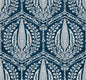 SC21412 Seabrook Designs Summer House Wallpaper Cyrus Harvest Rich Navy