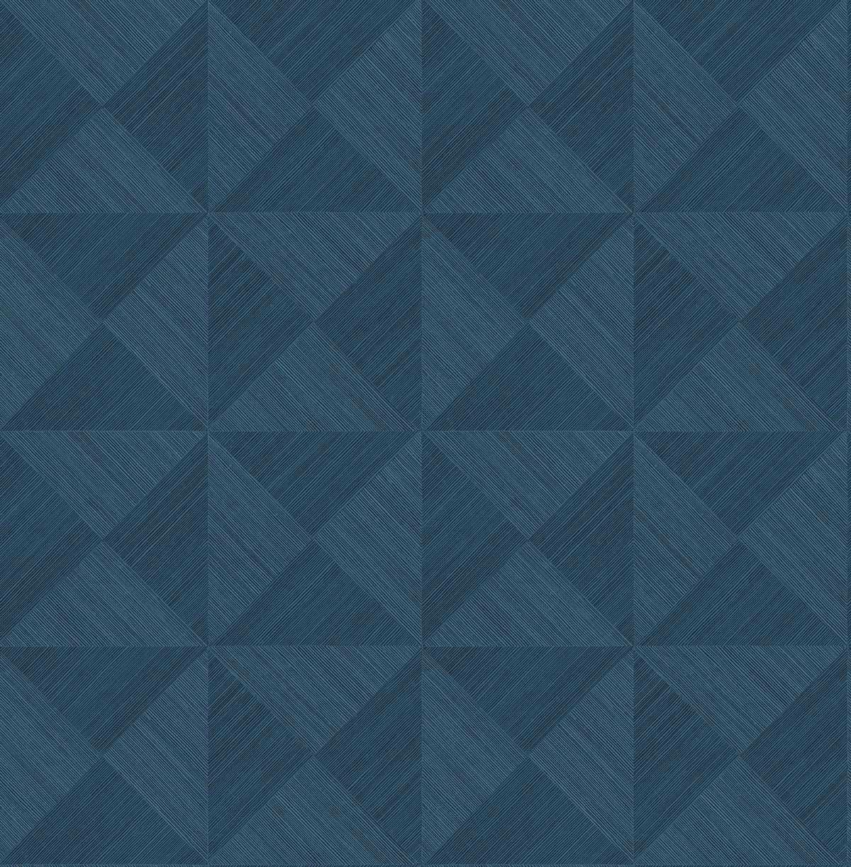 SG11712 Stacy Garcia Home Stacy Garcia Peel and Stick Wallpaper Geo Inlay Denim Blue