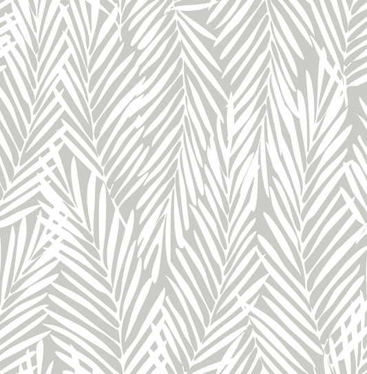 SG12308 Stacy Garcia Home Stacy Garcia Peel and Stick Wallpaper Mod Palm Harbor Grey