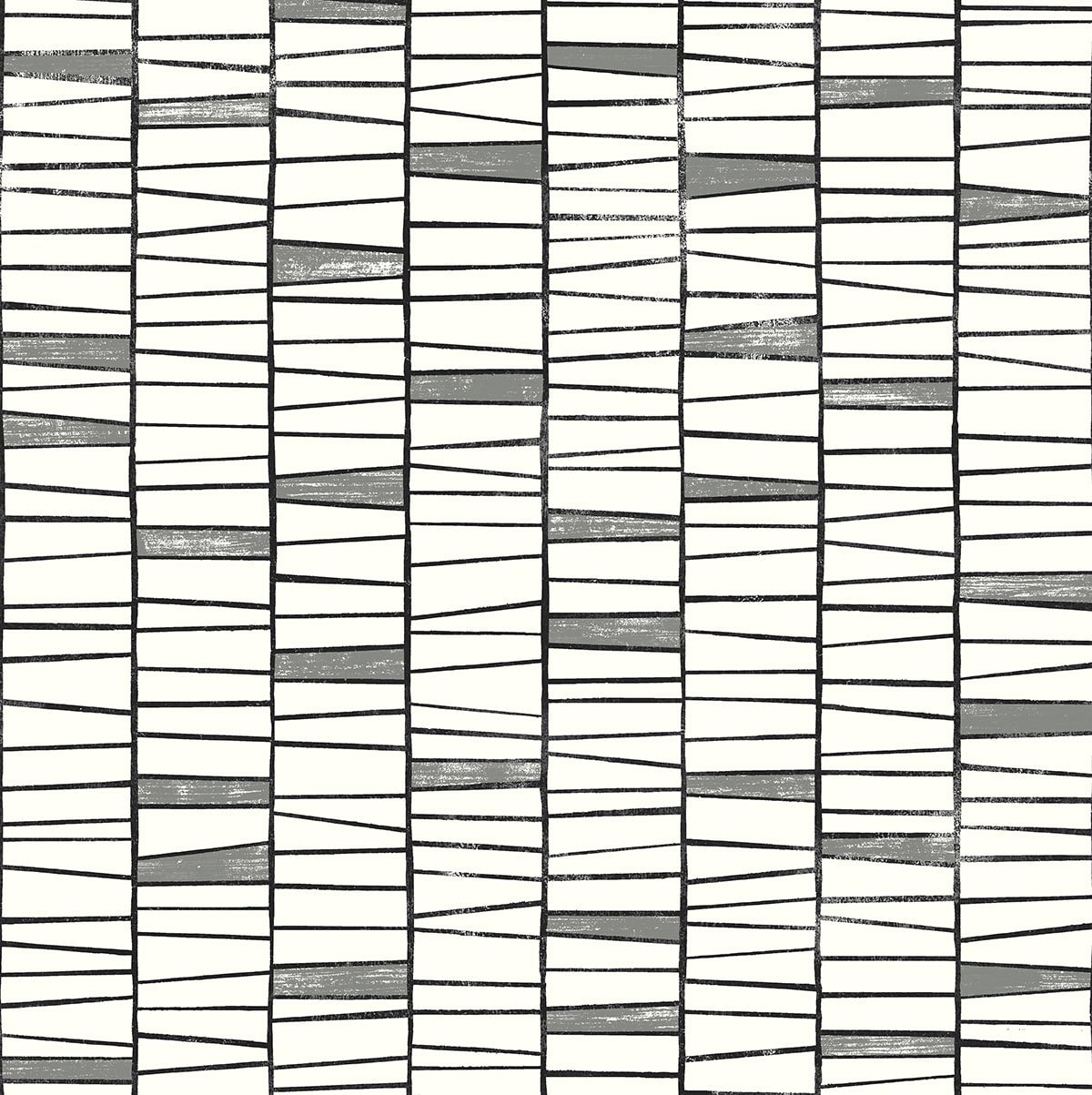 SG12500 Stacy Garcia Home Stacy Garcia Peel and Stick Wallpaper Organic Stripe Monochrome