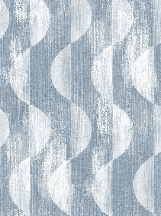 SG12702 Stacy Garcia Home Stacy Garcia Peel and Stick Wallpaper Half Circles Blue