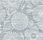 SG13302 Stacy Garcia Home Stacy Garcia Peel and Stick Wallpaper Faux Grass Floral Bluestone