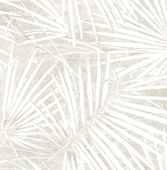 SG13407 Stacy Garcia Home Stacy Garcia Peel and Stick Wallpaper Fossil Palm Natural