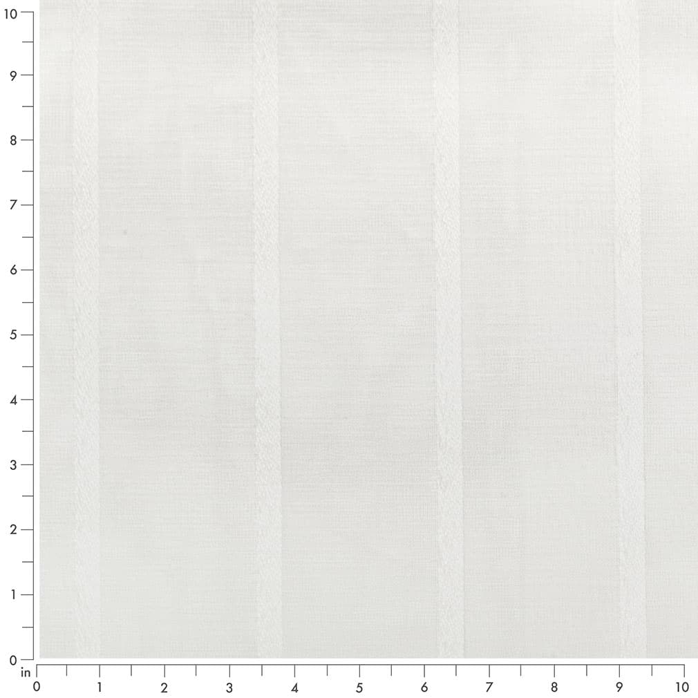 SH105 Stripe Ivory White & Ivory Charlotte Fabrics