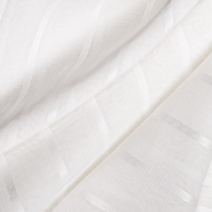SH106 Stripe Alabaster White & Ivory Charlotte Fabrics