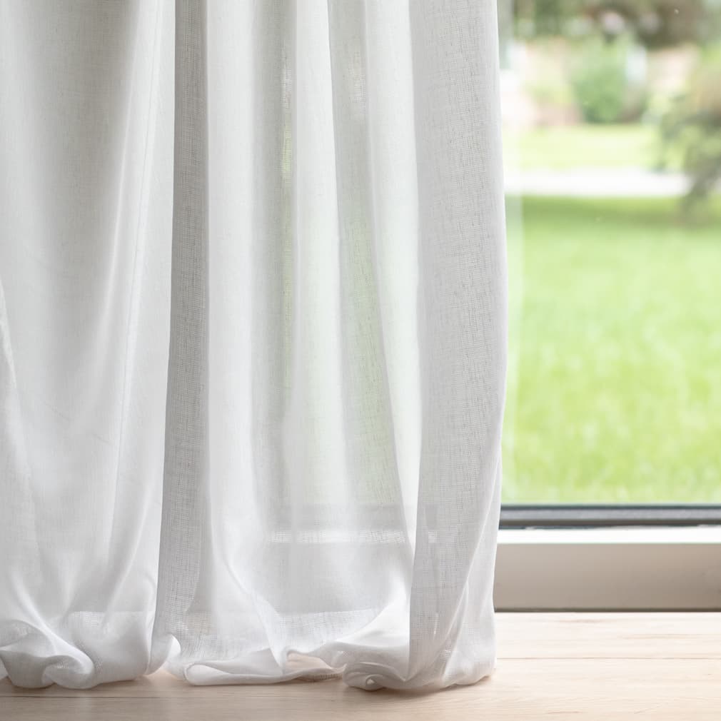 SH127 Plain & Solid Powder White & Ivory Charlotte Fabrics