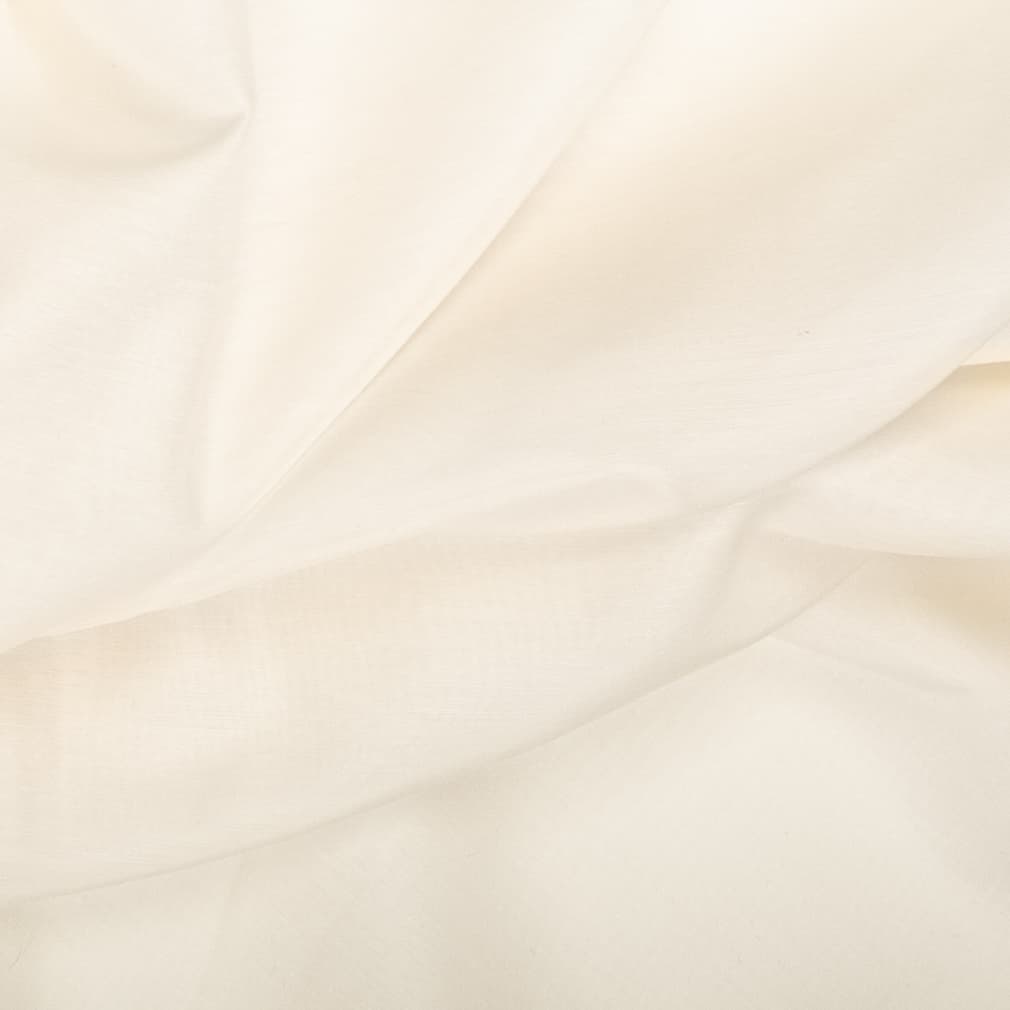 SH144 Plain & Solid Linen White & Ivory Charlotte Fabrics