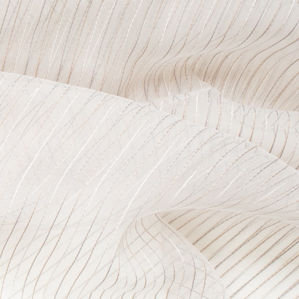 SH160 Stripe Hazelwood Beige & Taupe Charlotte Fabrics