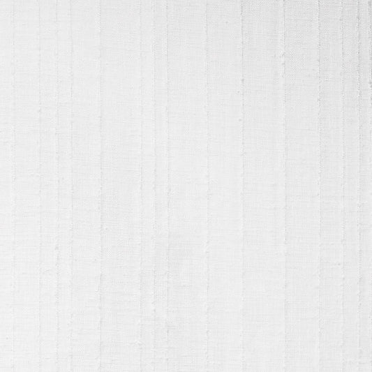 SH161 Stripe White & Ivory Charlotte Fabrics Linen,Sheer