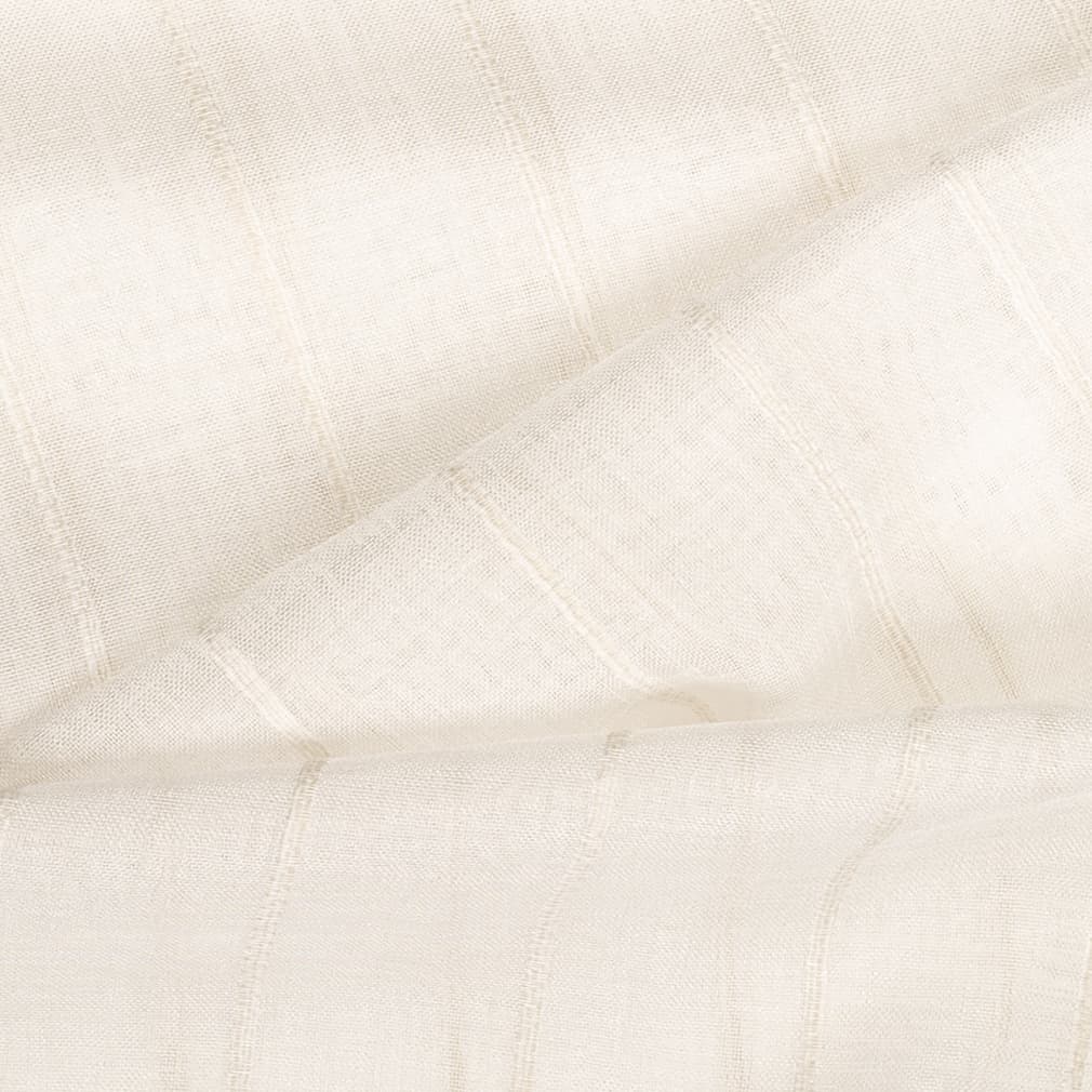 SH166 Stripe Oyster White & Ivory Charlotte Fabrics