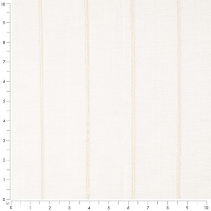 SH166 Stripe Oyster White & Ivory Charlotte Fabrics