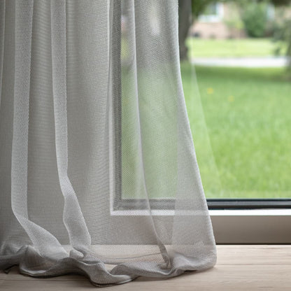 SH176 Plain & Solid Greige Grey & Silver Charlotte Fabrics
