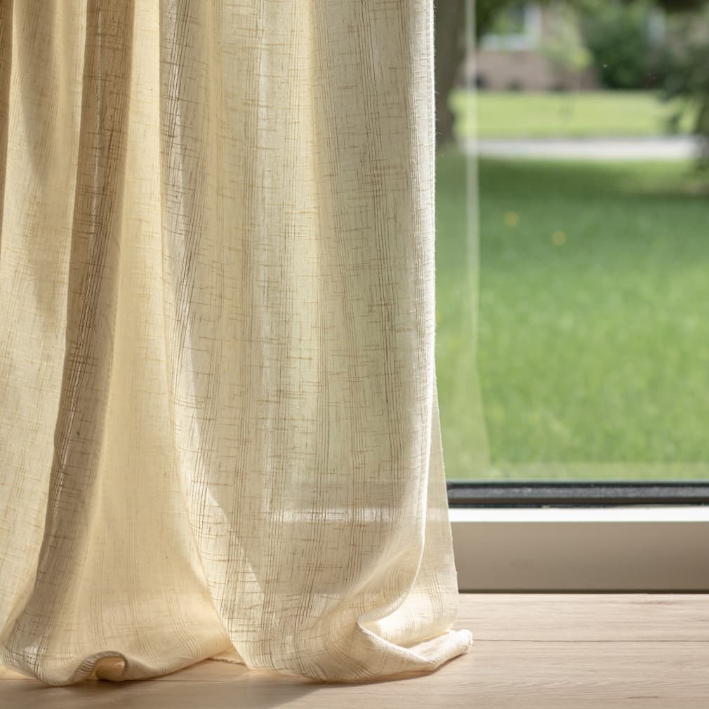 SH180 Stripe Dune Beige & Taupe Charlotte Fabrics