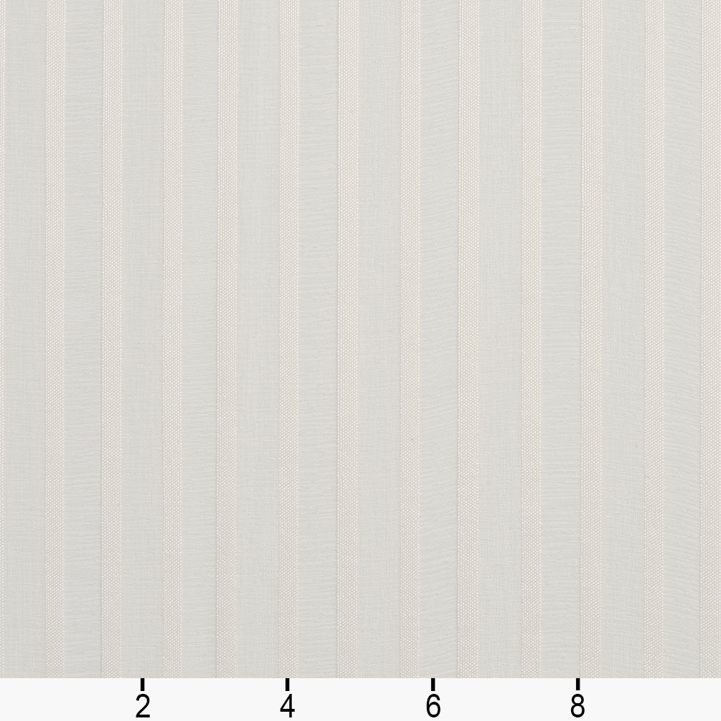 SH42 Stripe Cream White & Ivory Charlotte Fabrics