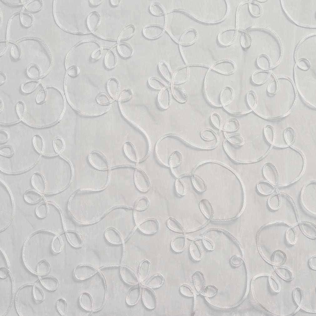 SH62 Abstract & Geometric Winter White & Ivory Charlotte Fabrics