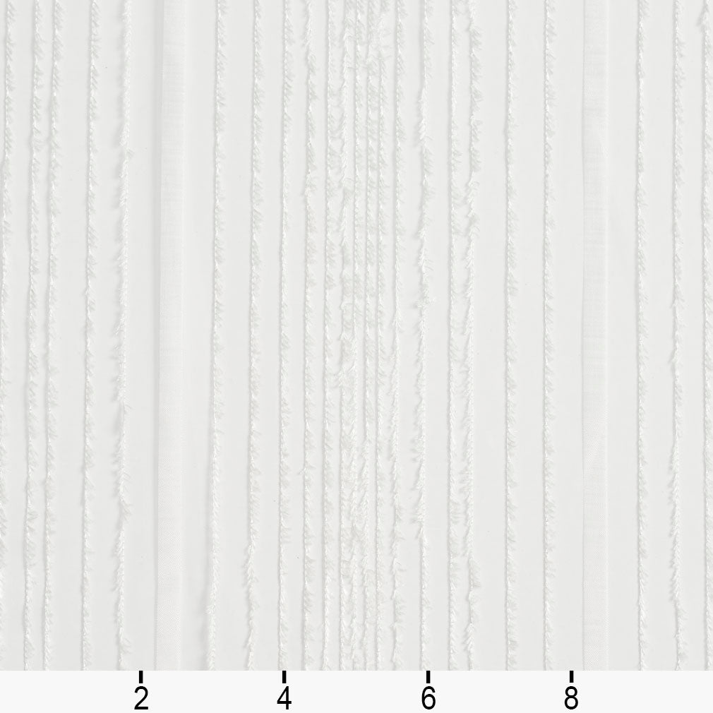 SH65 Stripe Flurry White & Ivory Charlotte Fabrics