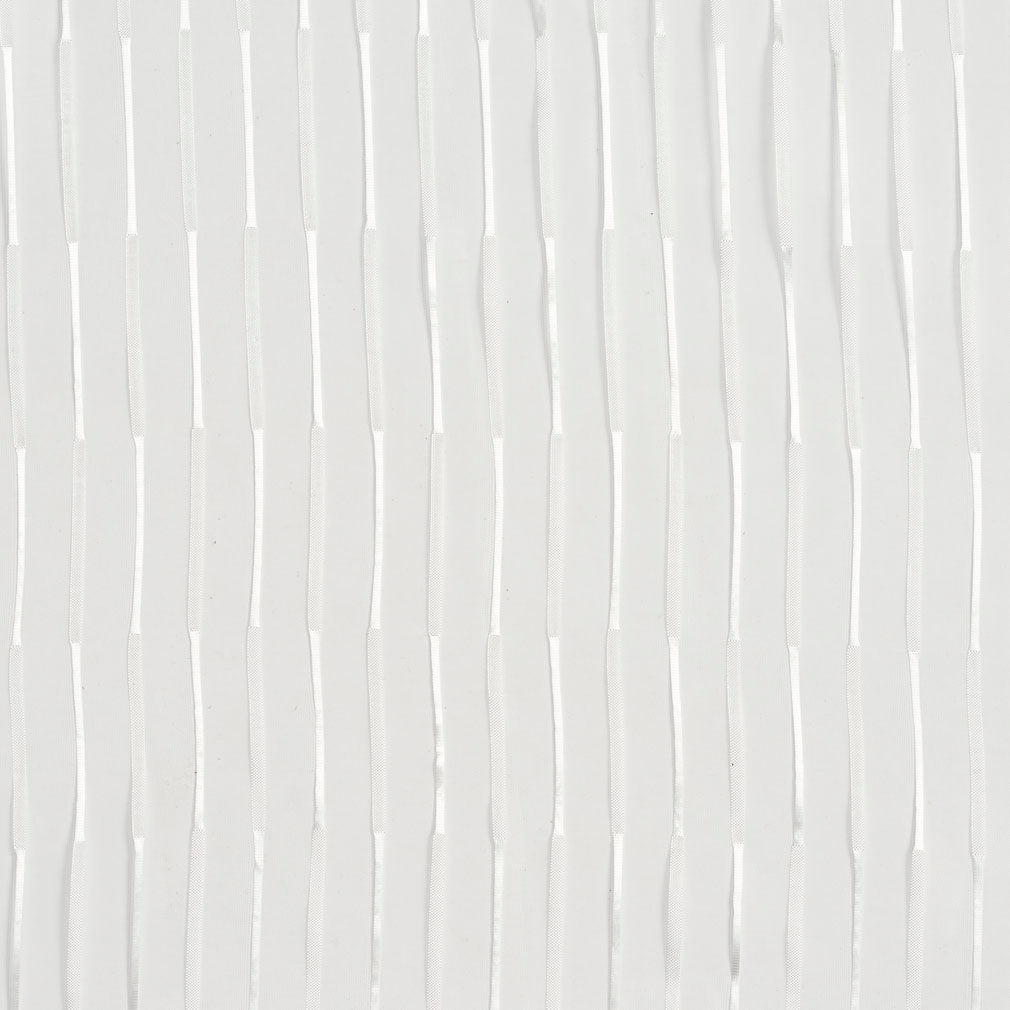 SH71 Stripe Mercury White & Ivory Charlotte Fabrics