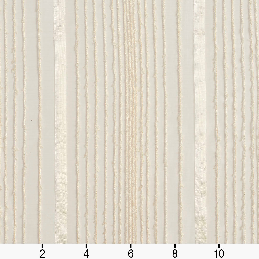 SH72 Stripe Bone White & Ivory Charlotte Fabrics