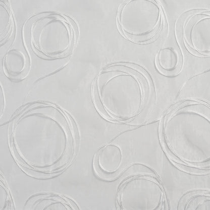 SH78 Abstract & Geometric Pearl White & Ivory Charlotte Fabrics