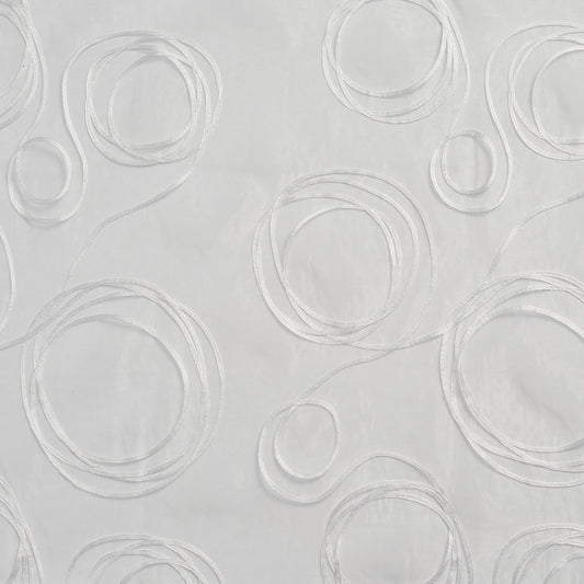 SH78 Abstract & Geometric Pearl White & Ivory Charlotte Fabrics