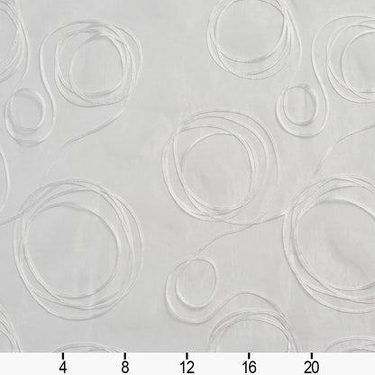SH78 Abstract & Geometric Pearl White & Ivory Charlotte Fabrics