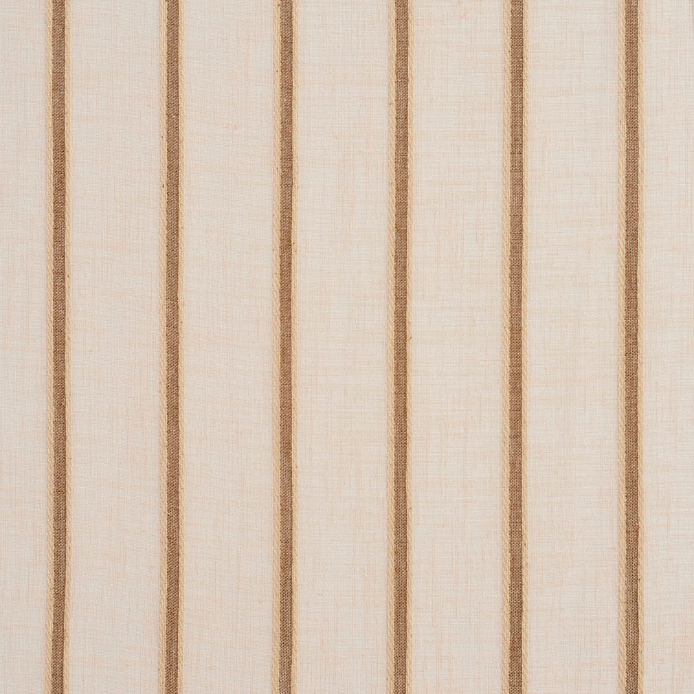 SH83 Stripe Oatmeal Beige & Taupe Charlotte Fabrics