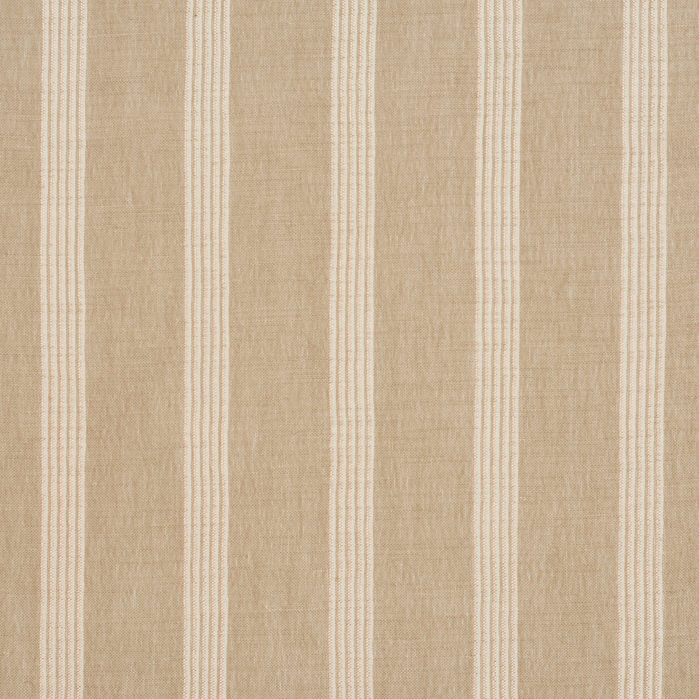 SH87 Stripe Ecru Beige & Taupe Charlotte Fabrics
