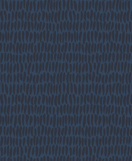SL80012 Seabrook Designs The Simple Life Wallpaper Brushwork  Midnight