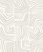 SL80208 Seabrook Designs The Simple Life Wallpaper Linework Maze Fog