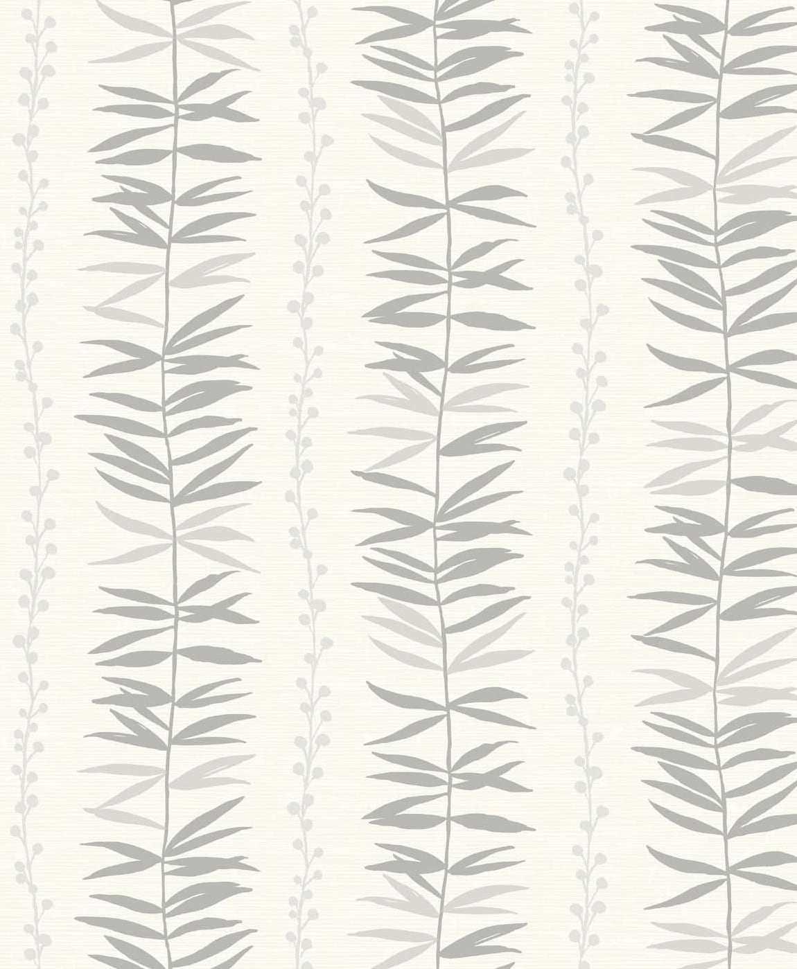SL80508 Seabrook Designs The Simple Life Wallpaper Summer Garland  Smoke