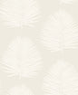 SL80700 Seabrook Designs The Simple Life Wallpaper Island Palm Alabaster