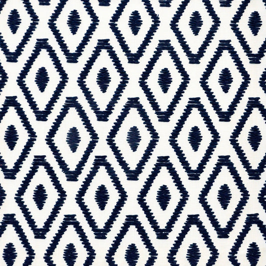 SLS845 Maxwell DRAPERY/MULTI- PATTERN # 845 NAVAL CT-ODYSSEY